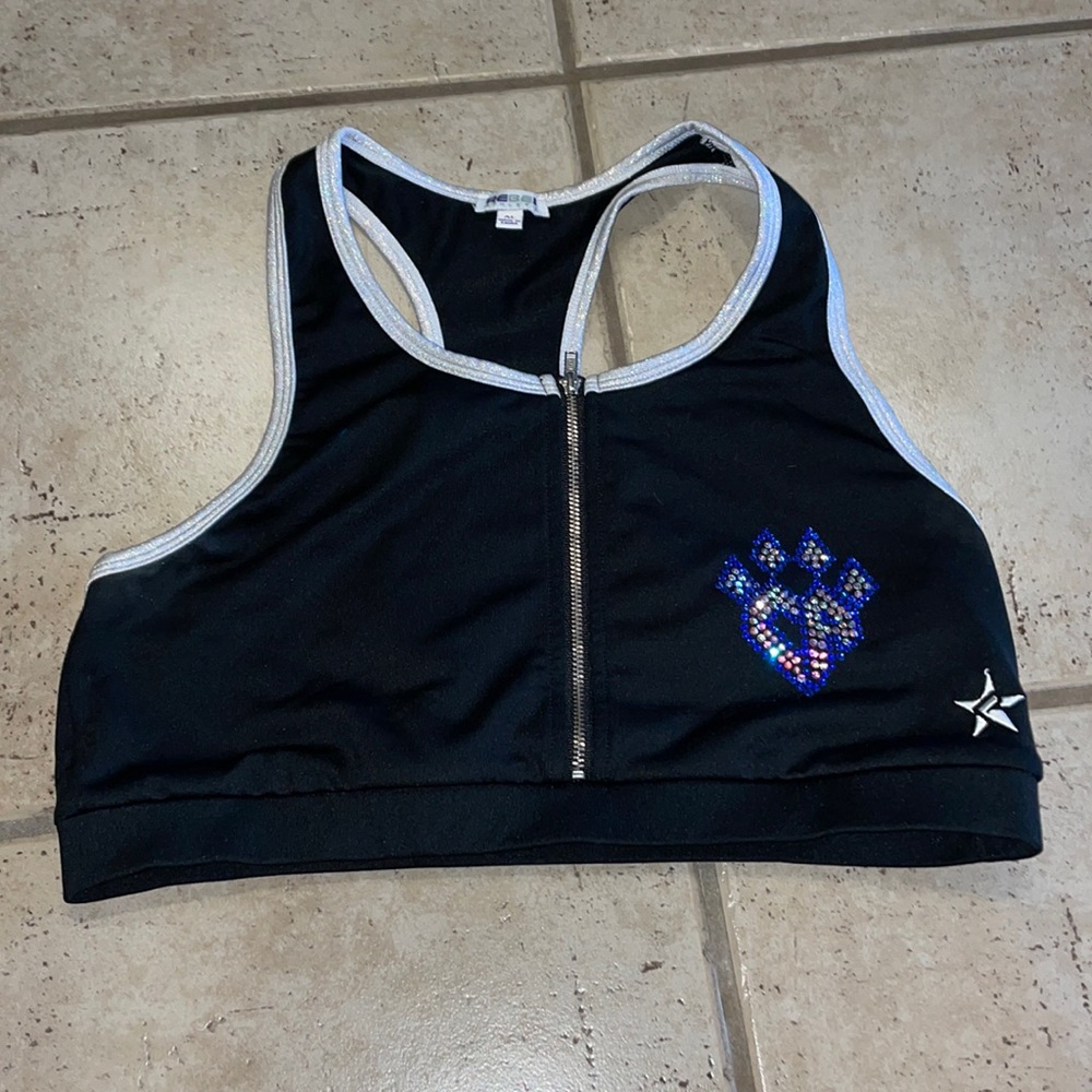 Cheer Athletics Zip-up Sports Bra AL
